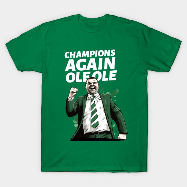 Champions Again! Ole Ole T-Shirt by apsi